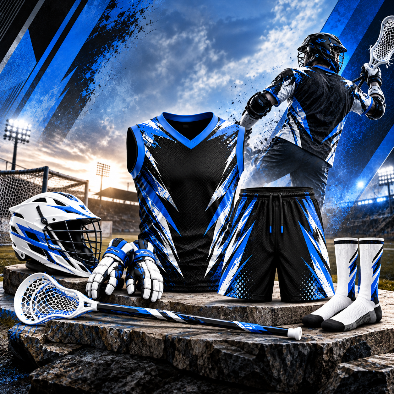 Lacrosse custom sportswear