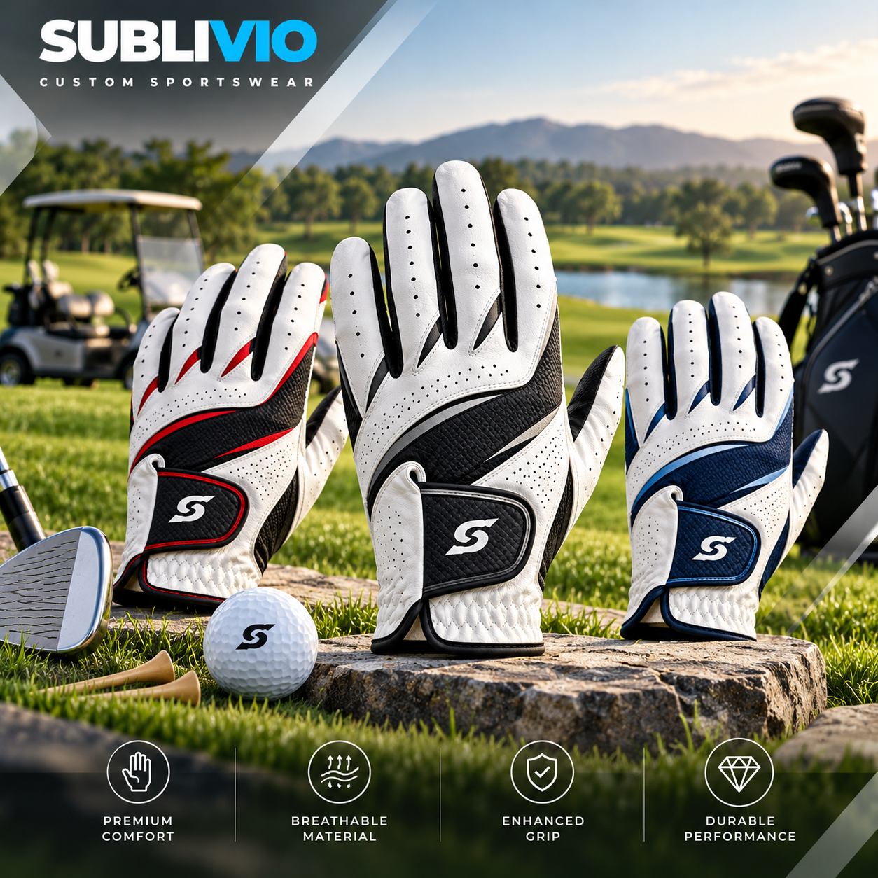 Golf Gloves custom sportswear
