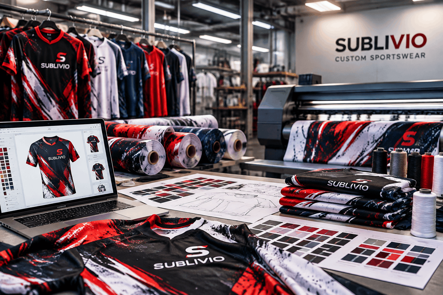 Custom sports apparel manufacturing
